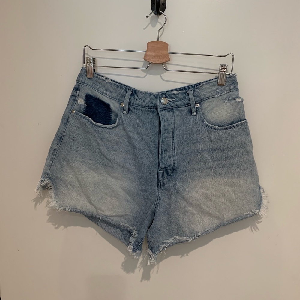 Good American denim shorts